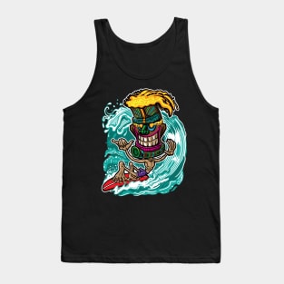 Tiki Surfer Boi Tank Top